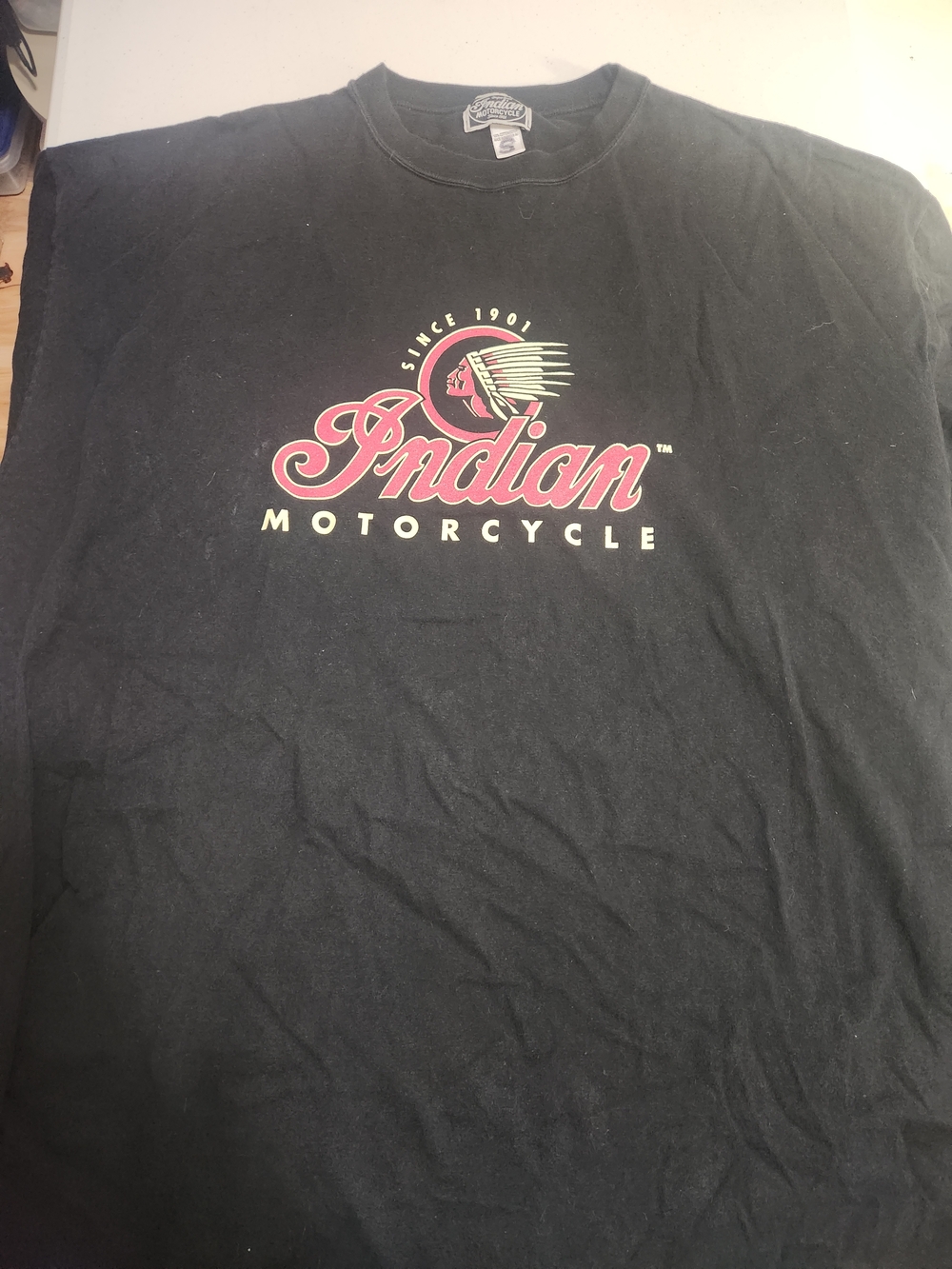 Indian Motorcycle Black Tee Shirt